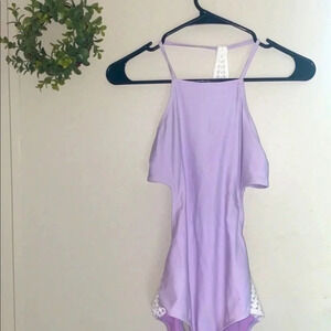 PURPLE Lace Bathing Suit